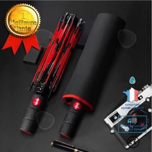Parasol - Confo® - Parapluie Automatique - Rouge - 3 Volets - Protection Solaire - Neuf