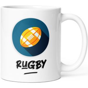 Eryi-Mug Rugby Sport Tasse Message Humour Drôle. Idée Cadeau Original Ami Collègue Homme Femme Frère S?ur Enfant Pour Anniversaire Noël Fête - Neuf