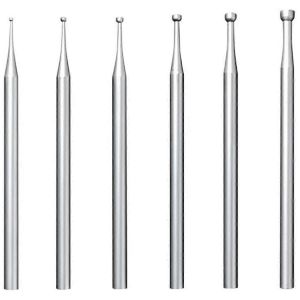 6 pcs coupe ronde fraise - 3/32 pouce tige fabrication de bijoux fraises fil rounder bits - Neuf