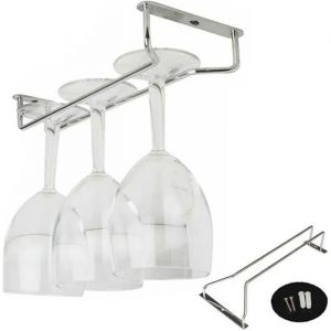 Tempsa 28cm Porte-Verre En Acier Inoxydable Rangement Support Verre À Pied Coupe Casier À Vin - Neuf