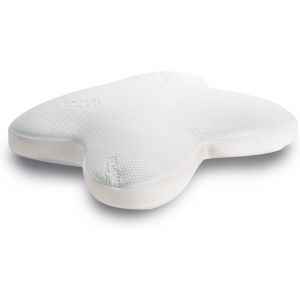 Ulteronixshop-Ombracio Coussin de Couchage Ergonomique en Forme de Papillon, fermet&eacute; Moyenne, 60 x 50 x 10 cm, Blanc - Neuf