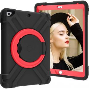 Chenquansarl-Étui Pour Ipad 6e Génération, Ipad 5e Génération, Ipad 9,7"", Hybride Résistant Aux Chocs Avec Support Rotatif À 360° Pour Ipad 9,7 - Neuf