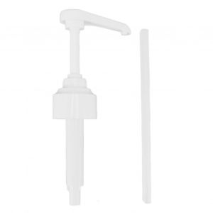 Hjlian Pompe A Sirop 8 Ml, Bouteille De Sauce, Buse De Pompe, Tete De Mesure De Pression Pour Boissons, Pour Monin 1883, Blanc - Neuf
