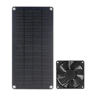 10W Solaire Alimenté 3W Mini Ventilateur Ventilateur D'extraction Portable - Neuf