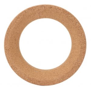 Plateau en liege, coussin pour flasque, fond rond, support en liege en bois, diametre exterieur de 140 mm - Neuf