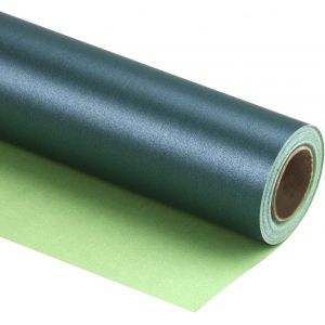 Papier D'emballage Vert Mat - 81,5 Pieds Carrés - Papier Lustré Nacré De Couleur Unie Parfait Pour Les Cadeaux De Mariage, D'anniversaire, De Noël, De Fête De Naissance - 76 Cm X 10 M - Neuf
