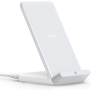 Eryi-Chargeur Induction Iphone Powerwave Stand 10w, Chargeur Sans Fil Rapide Certifié Qi Pour Samsung Galaxy S9, Compatible Standard 5w Iphone 16/15 Pro Plus, Mate 20(Chargeur Mural Non Inclus) - Neuf