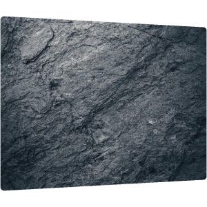 Plaque De Protection En Verre Trempé Universel Et Multifonction 60x52cm Avec Motif Granite Roche Pierre, Planche À Découper, Plateau En Verre - Neuf
