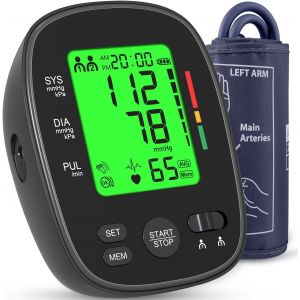 Blazeflux-Tensiometre Bras Automatique Grand Brassard 22-42 Cm Ecran Lcd Memoire 99 Mesures 2 Utilisateurs - Neuf