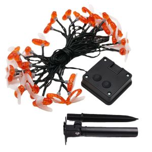 Petite Abeille Solaire Cha&icirc;ne de Lumi&egrave;res (Blanc Chaud), LED, D&eacute;coration de No&euml;l pour le Jardin et l'Ext&eacute;rieur - Neuf