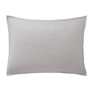 Taie Oreiller Percale De Coton 50 X 70 Cm Gris - Neuf