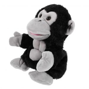 Jouet de marionnette à main orang-outan, jouet pour enfants, marionnette en peluche, gorille en peluche géant, jouet pour tout-petit, poupée gorille, jouet en peluche, coton PP. - Neuf