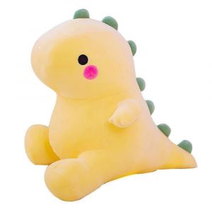 Jouet en peluche Slowdown Doll Poupée pour enfants Décoration de la maison Oreiller dinosaure mignon-jaune - Neuf