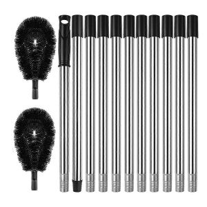 Outils de nettoyage de goutti&egrave;res de 14 pieds depuis le sol, nettoyeur de goutti&egrave;res pour un nettoyage facile et efficace depuis un - Neuf