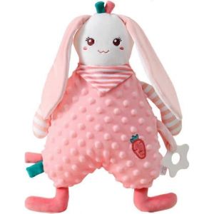 Peluche Lapin Pour Nouveau-N&eacute;s, Jouet Sensoriel Apaisant Pour Les Tout-Petits De 1 &Agrave; 3 Ans, Jouet De Sommeil Confortable 0-3-6-12-18-36 Mois P&acirc;ques - Neuf