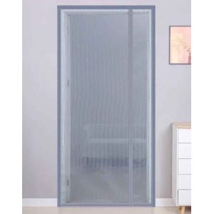 Écran De Porte Magnétique,Taille E,Moustiquaire,Rideau,Insectes Volants,Fermeture Automatique,Maille Invisible Pour Cuisine,Salon Intérieur - Type Grey - Right Open-W120cm X H 240cm - Neuf