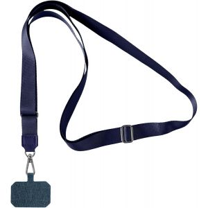 MAA-Cordon Telephone Portable, Tour de Cou Téléphone Universelle avec Patch Réglable Amovible Collier Lanière Corde en Bandoulière Compatibles avec Plupart des Smartphones Case - Neuf