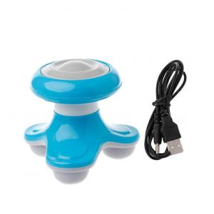 Mini Masseur Electrique Vibrant A Ondes, Batterie Usb, Massage Complet Du Corps - Neuf