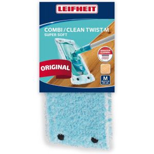 SJZG-Housse Lave-Sol Clean Twist M Extra Soft, Housse De Rechange En Fibres Sp&eacute;ciales, Id&eacute;ale Pour Les Sols Fragiles, Housse Pour Balai Nettoyante Avec Absorption D'Eau Minimale - Neuf