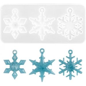 KAL-Moule En Silicone | Cristaux De Glace 2 | 3 Formes Différentes - Neuf