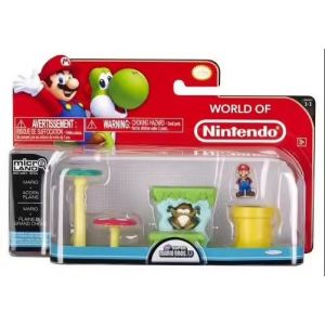 Super Mario Bros - Figurine World Of Nintendo Microland Mario + Acorn Plains - Neuf