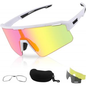 Subzonal-Lunettes De Soleil Polaris&eacute;es Pour Hommes Et Femmes, Lunettes De Cyclisme Uv400 Pour Le Baseball, Ski, Cyclisme, Lunettes &Agrave; 3 Lentilles - Neuf