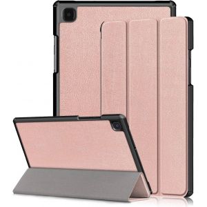 Coque Pour Samsung Galaxy Tab A7 10.4, Pu Pell Protection Avec Fonction De Support Pochette Etui Pour Samsung Galaxy Tab A7 T505 / T500 / T507 10.4 2020 Tablette,Or Rose - Neuf
