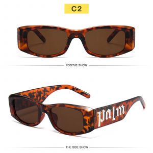 Steampunk Mode Lunettes De Soleil Vintage Petit Cadre Anti-&Eacute;blouissement Conduite Lunettes C2 L&eacute;opard Th&eacute; - Neuf