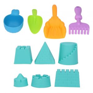 Lot De 10 Jouets De Plage Pour Bebe?: Pelle, Cuillere, Moules Varies, Jouets De Sable Pour Enfants En Bas Age - Neuf