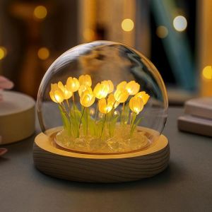 Forever Lampe Tulipe Romantique Rose Pour Filles Et Femmes, Décoration De Chambre Mignonne - Neuf