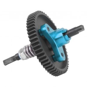 2024-54T engrenage droit embrayage &agrave; glissement complet Ensemble d'embrayage &agrave; glissement diff&eacute;rentiel en acier en aluminium pour voitures Traxxas Slash 1/10 RC bleu - Neuf