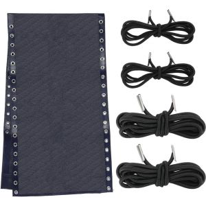 Ulteronixshop-159 * 42cm Toile de Rechange pour Transat,Tissu de Remplacement pour Chaise Zero Gravity Pliante Antigravit&eacute; Tissu de R&eacute;paration pour Chaise D'Ext&eacute;rieur Bleu de Prusse avec Corde pour C - Neuf