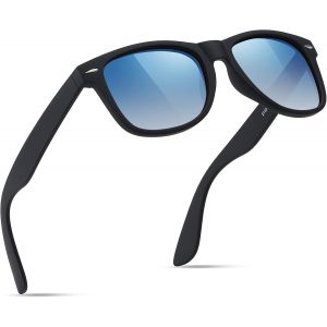 Lunettes De Soleil Polarisées Pour Homme Et Femme - Lunettes De Soleil Pour Homme Et Femme - Noir - Uv400 - Unisexe - Rétro Vintage Classique - Lunettes De Sport Polarisées - Pour Conduite - Neuf