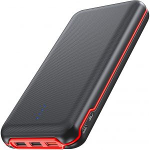 ERYI-Elzle Power Bank 26800mAh, 22.5W QC3.0 20W USB C Charge Rapide, Chargeur Externe avec 4 Sorties 2 Entr&eacute;es LED Lampe, Chargeu[2645] - Neuf