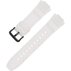 Kal-Bracelet Compatible Avec Casio Mcw-100h/110h/W-S220/Hdd-S100 Wv-200/Ae-2000/2100 Resin Strap 16mm Watch Accessories Silicone Strap - Neuf