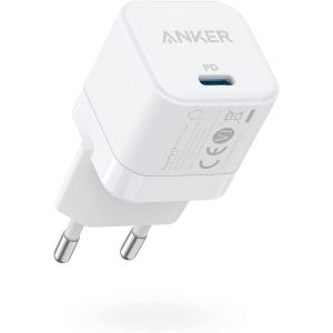Chargeur Iphone Powerport Iii Bloc D'Alimentation Usb C 20 W Pour Charge Rapide, Compatible Avec Iphone 15/14/13/12, Galaxy, Pixel 4/3, Ipad/Ipad Mini, Blanc (C&acirc;ble De Charge Non Inclus) - Neuf