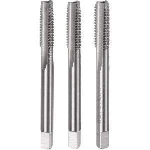 KALANKA-Ensemble de 3Pcs Tarauds à Main Métriques, M8 x 1,25, Taraud Conique/Intermédiaire/Fond, Kit d'Outils de Filetage à Main en Acier Rapide - Neuf