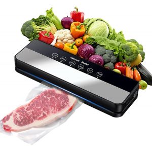 Appareil de mise sous vide,5 en 1,pour la cuisson sous vide et les aliments restent frais jusqu'à 7 fois plus longtemps,30 sacs sous vide,noirs - Neuf