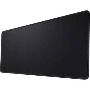 Tapis de Souris Gaming, (600 x 300 mm) Grand Souris Tapis avec Base en Caoutchouc Anti-Glissant pour Maison/Bureau/Gamer (60x30 Black001) - Neuf