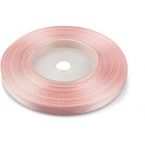 1x Rouleau Ruban Satin Rose Poudré 6mm X 32 M Bande De Tissu Rubans De Satin Cadeau Décoratif Pour Emballages Cadeaux Décoration Bricolage Diy Ruban De Couleur Bande De Soie - Neuf