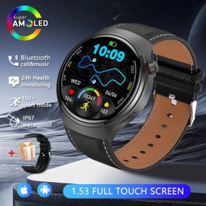 Pour Gt Watch 4 Extérieur Militaire Gps Montre Intelligente Hommes Femmes 1.52 "Écran Hd Fréquence Cardiaque Bt Appel Ip68 Étanche Smartwatch 2025 Nouveau.Bleu. - Neuf