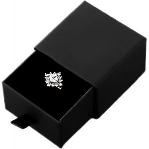 Sjzg-Boîte-Cadeau De Bijoux Présentoir À Bijoux En Papier Boîte-Cadeau 5x5x3.5cm Po Petite Boîte-Cadeau Pour Collier, Boucles D'oreilles, Bague, Rangement De Bijoux - Neuf