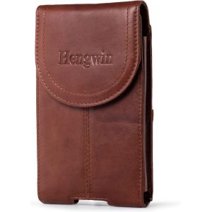 Porte Ceinture De Travail Pour Homme, Étui De Téléphone Portable Pour Samsung S25 S24 S23 S22 S21 S20 Ultra, S10 S9 S8 Plus, Porte Monnaie En Cuir Véritable Pour Cartes De Crédit - Neuf