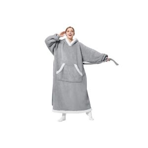 Sweat &Agrave; Capuche Polaire Portable Avec Poche Et Ceinture - Neuf