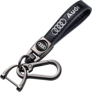 KALANKA-Auto Porte-cl&eacute;, Porte clef voiture pour Voiture, Porte-cl&eacute;s en cuir pour homme et femme, Voiture Accessoires, Noir - Neuf