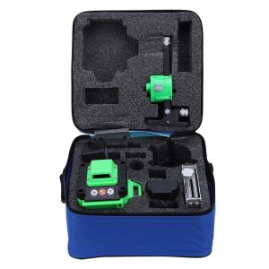 Niveau laser 4D 16 lignes, faisceau vert horizontal et vertical, 110-240 V (prise UE) - Neuf