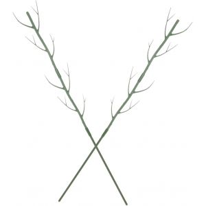 LETNERNY-2Pièces Support De Plantes Forme De Branche Pour Treillis De Plantes Grimpantes Cadre De Support Floral Pour Intérieur Et Jardin Pour Balcon Et Aménagement Pay r - Neuf