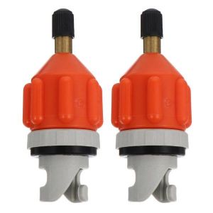 Lot De 2 Adaptateurs De Pompe &Agrave; Air Durables Pour Kayaks Et Structures Gonflables &iquest; Installation Facile, &Eacute;tanche, Design Compact Pour Les Amateurs De Sports Nautiques - Neuf