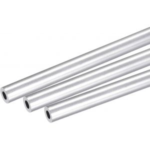 Kalanka-Tube Aluminium 6063 Aluminium Rond Tube 8mm Diam&egrave;tre Externe 4mm Interne Diam&egrave;tre 25cm Longueur Tuyau Tube 3pcs - Neuf