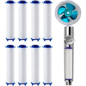 8 pi&egrave;ces Filtres en Coton 7.5 PP Filtre Pommeau de Douche de Amovible Cartouches Filtre Pommeau de Douche Douchtte Universelle Filtre Rempla&ccedil;able Filtre Douche,Pour filtrer la poussi&egrave;re, les d&eacute;bris - Neuf